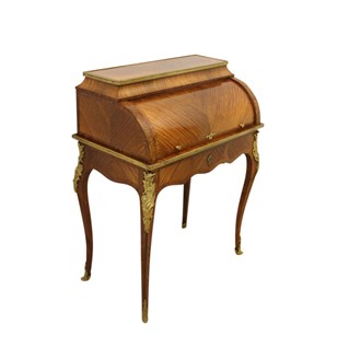 French Kingwood Cylinder Bureau de Dame